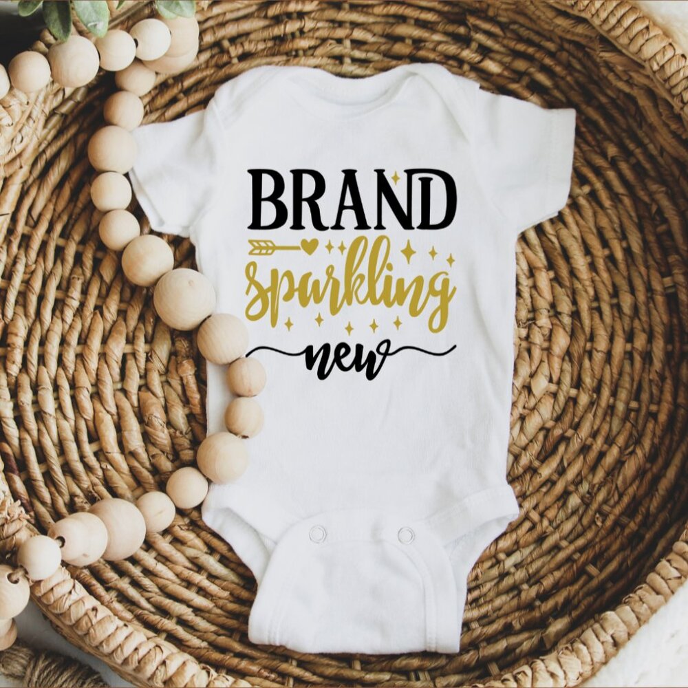 Infant Brand Sparkling New Bodysuit Onesie